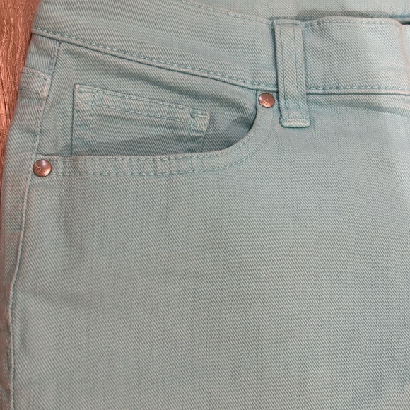 New York & Company Light Blue Straight Leg Jeans - Picture 6 of 7